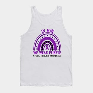 In My We Wear Purple Cystic Fibrosis Awareness Tank Top